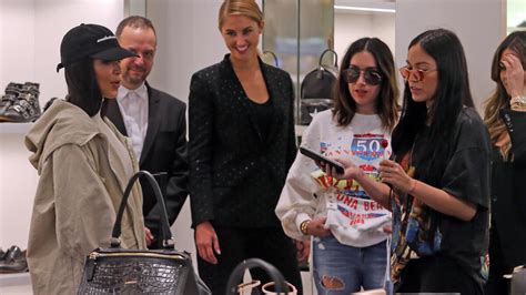 Kim Kardashian shopping at Givenchy, Mall of the Emirates